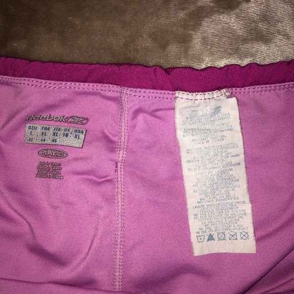 Fuscia Reebok Shorts, Size XL - Picture 5 of 7